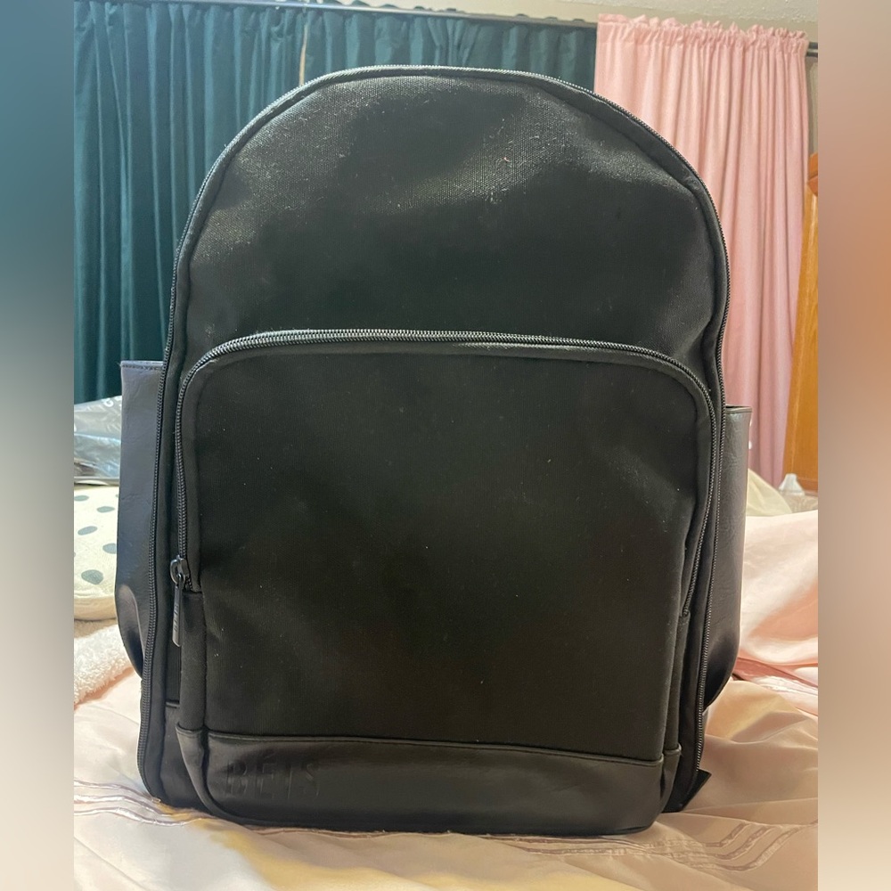 Used black Beis backpack in good condition.